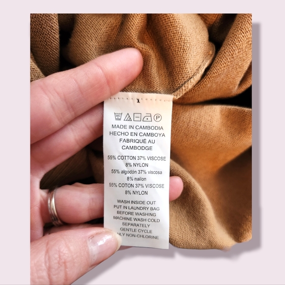 Michael Kors Camel Poncho - Picture 4 of 4